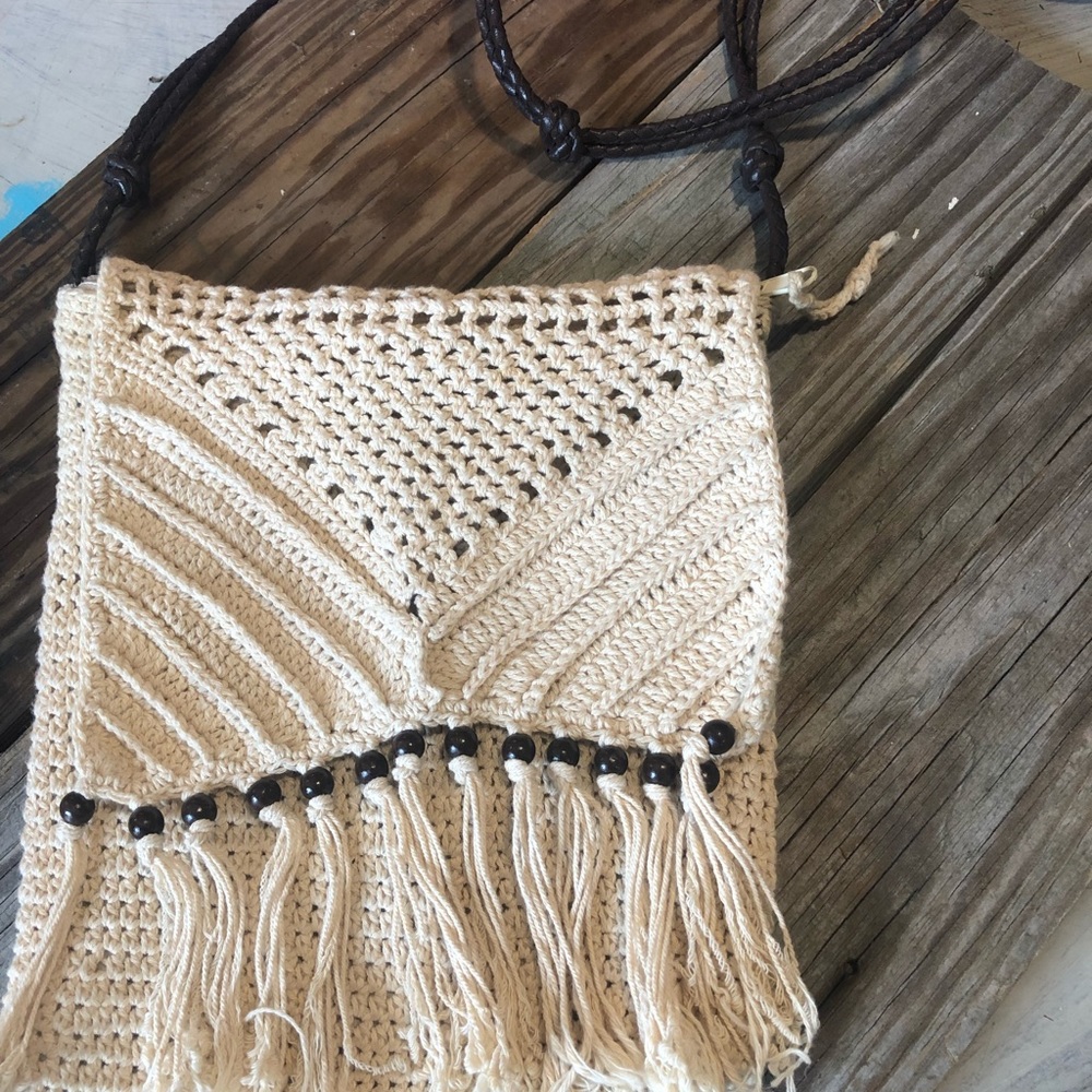 Fringed purse boho